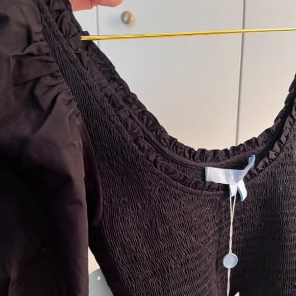 The Aiko Nap Top | Black Cotton | S - Picture 2 of 5